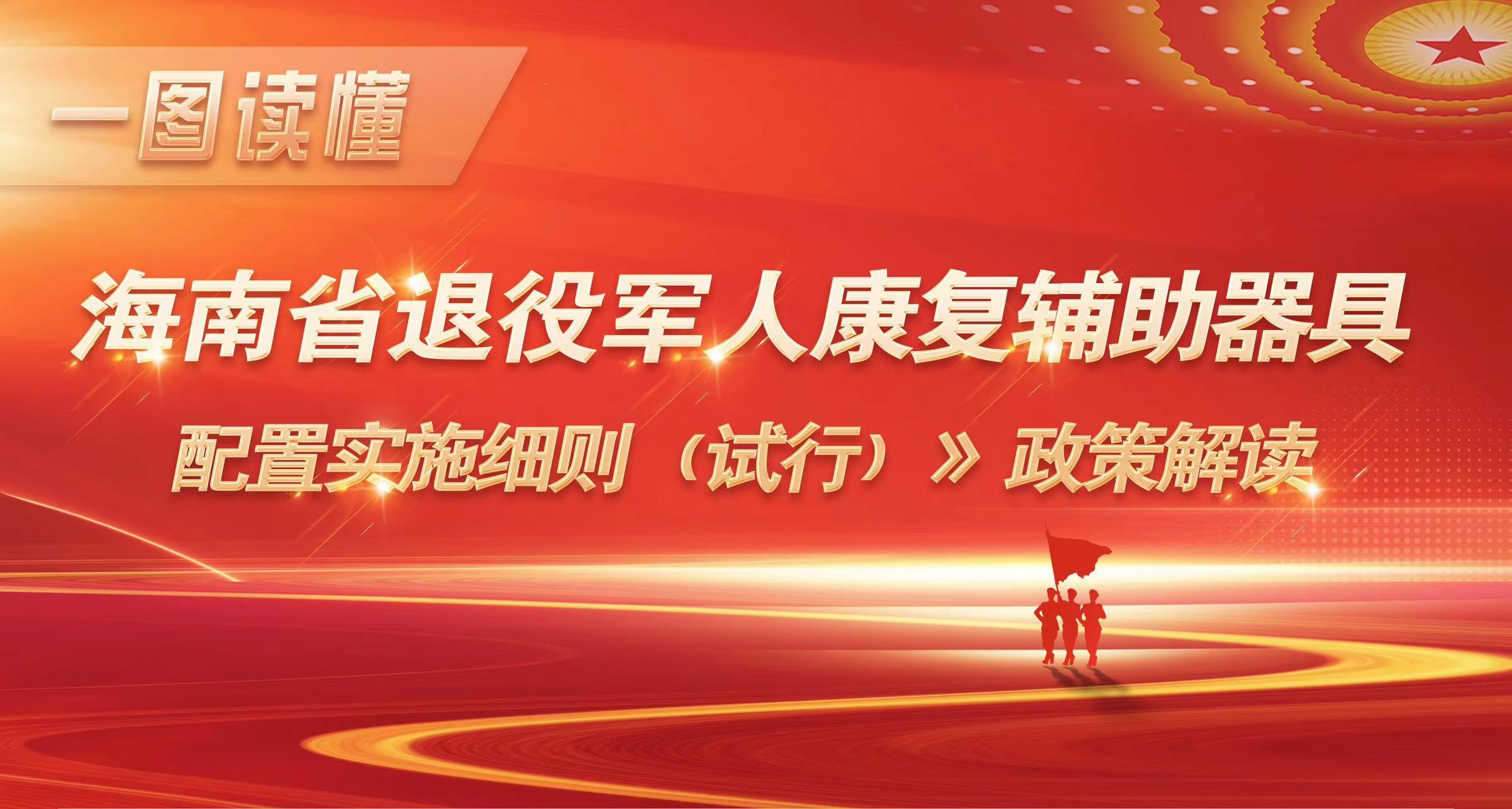 一圖讀懂《海南省退役軍人康復輔助器具配置實施細則（試行）》